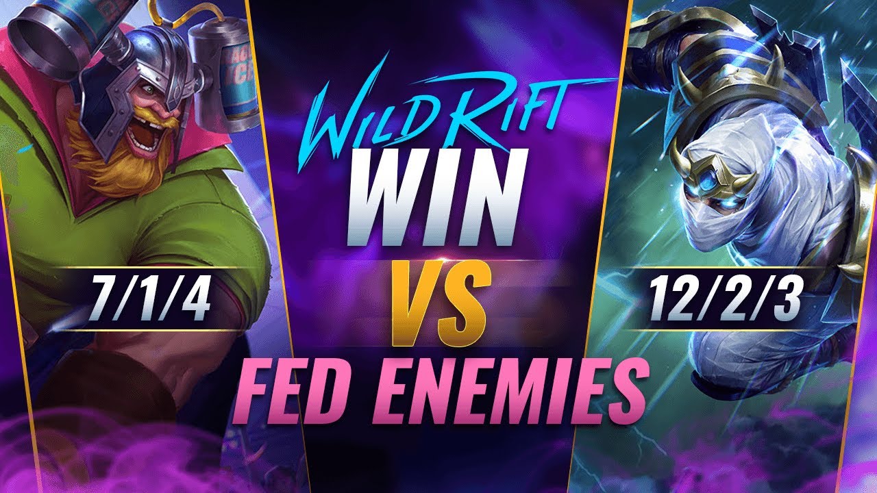 How to ALWAYS WIN Against FED Enemies in Wild Rift (LoL Mobile)