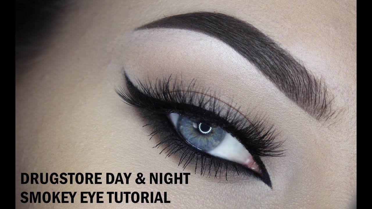 Smoked out catwing - Drugstore makeup tutorial
