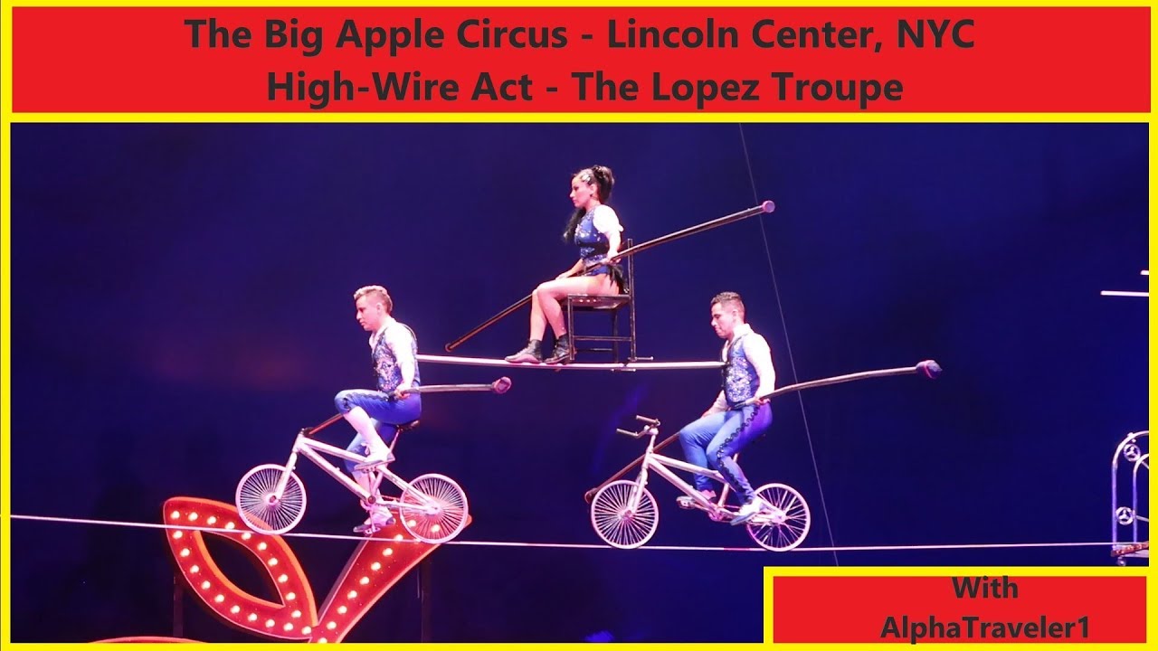Big Apple Circus - High Wire Act - Feat Lopez Family - Lincoln Center - New