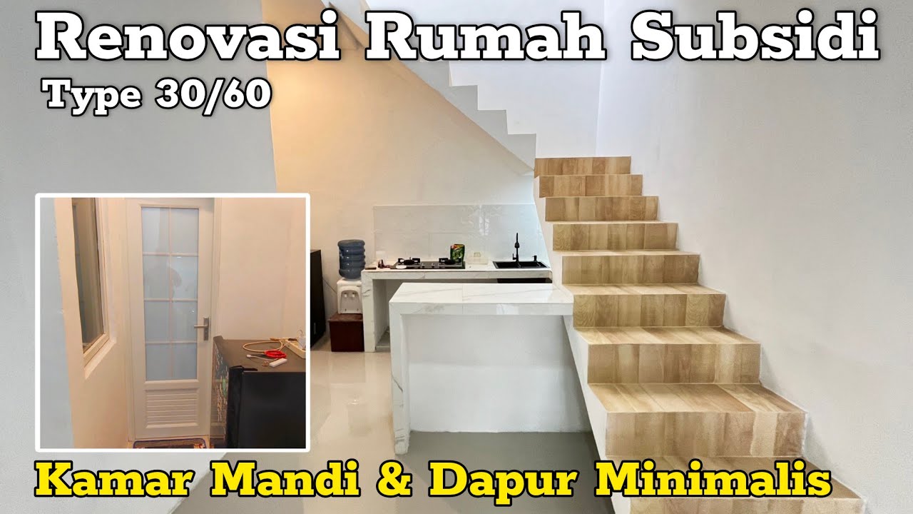 Renovasi rumah subsidi  type 30 jadi dua lantai