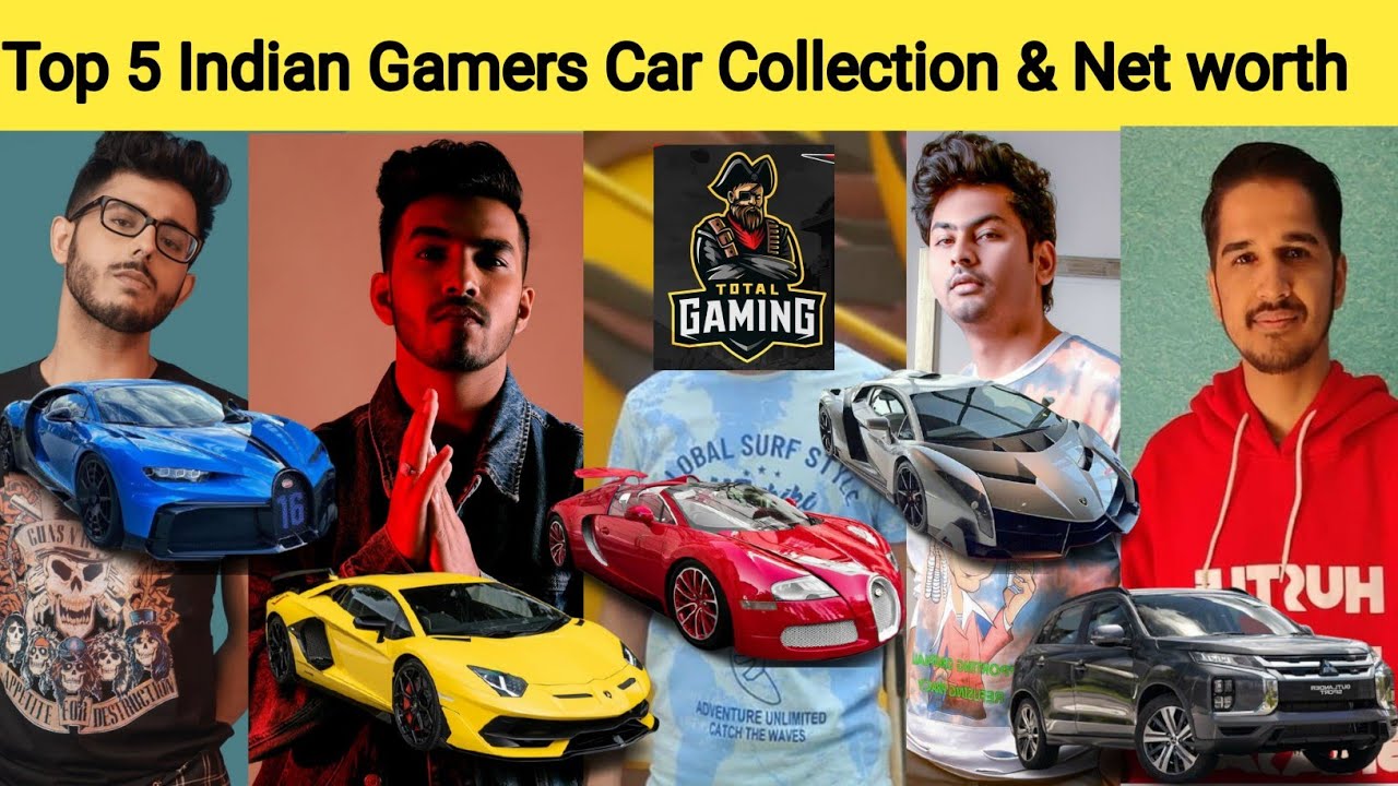 Top 5 Indian Gamers Car Collection & Net worth,Total Gaming,Techno Gamerz,Dynamo Gaming,CarryisLive