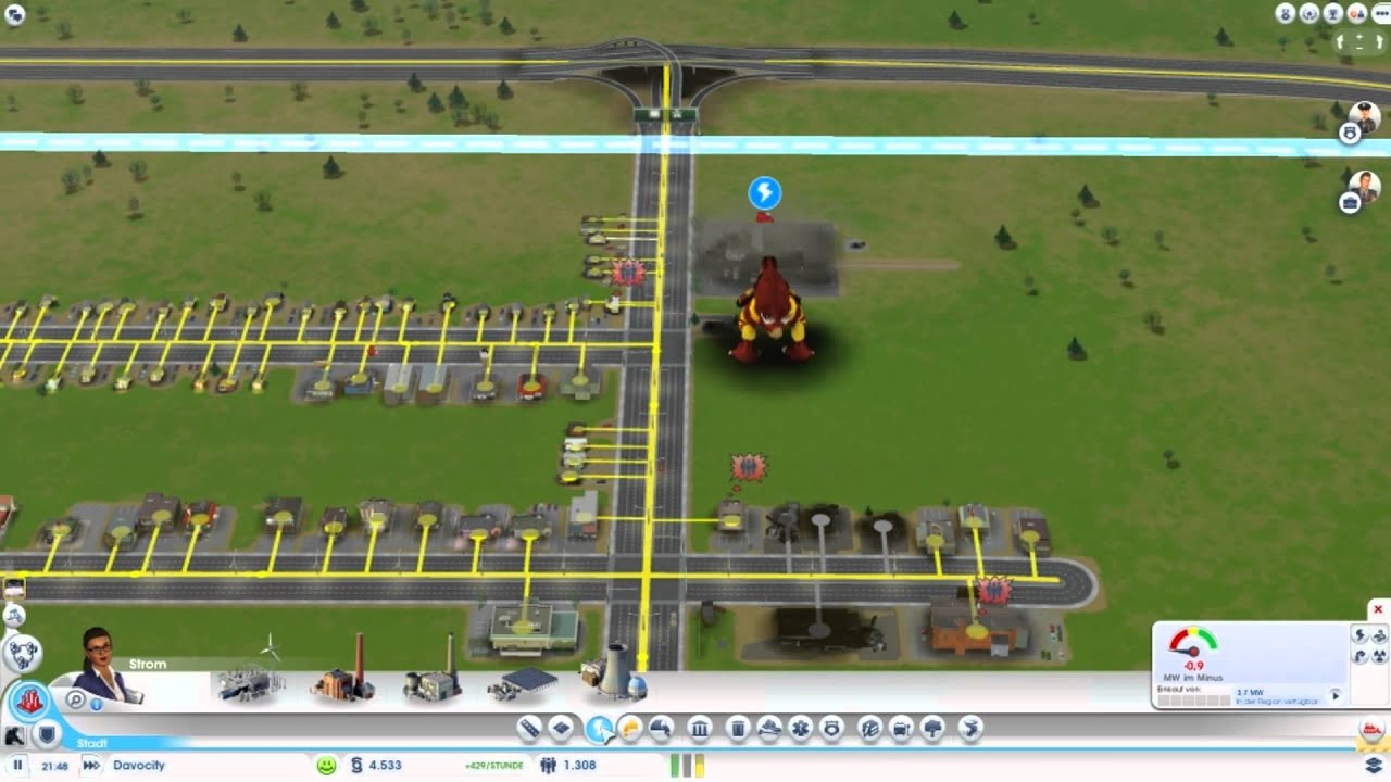 SimCity - Riesenechse