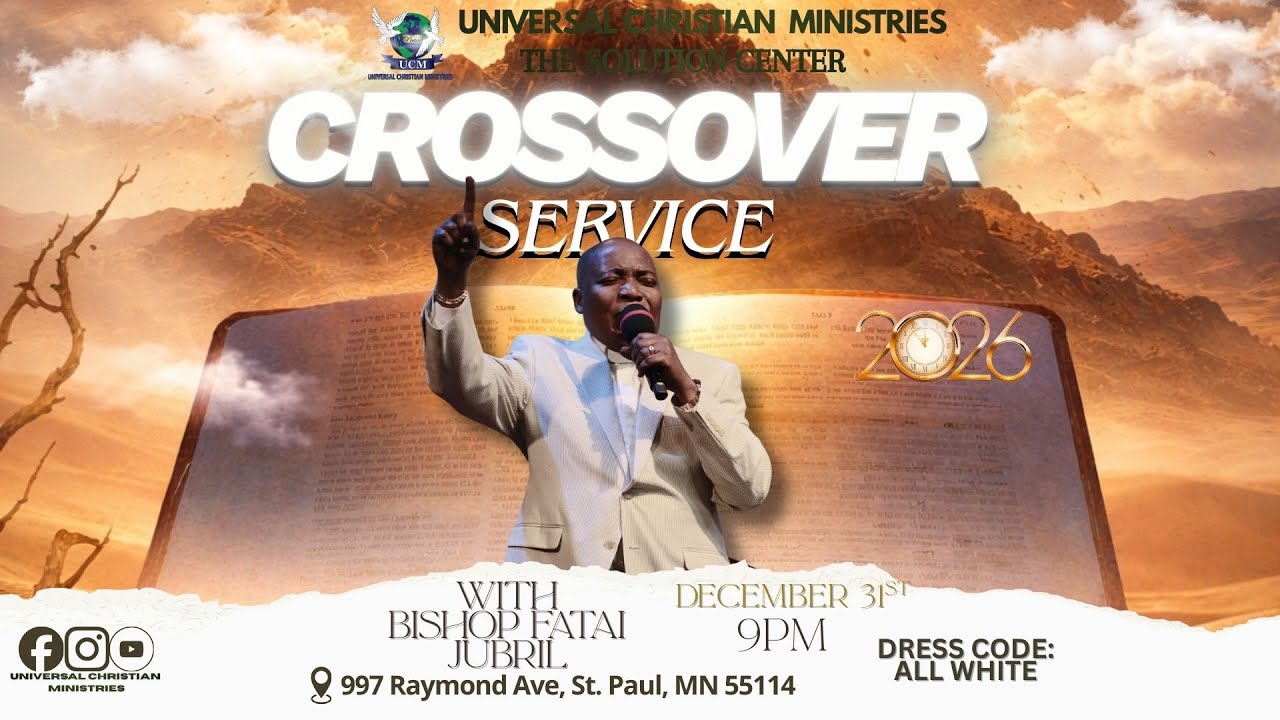 #2026 CROSSOVER Service LIVE at #TheSolutionCenter 12/31/25