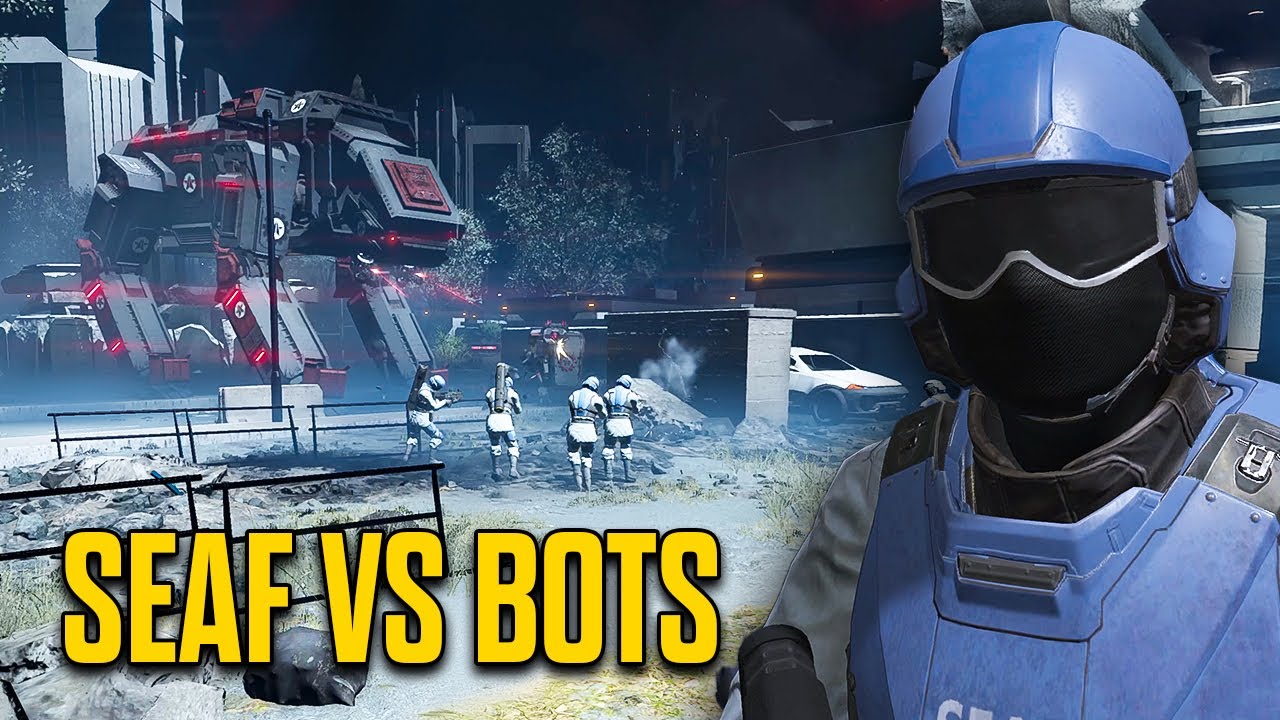 SEAF Soldiers Reacts to Bots Invading Mega Cities - Helldivers 2