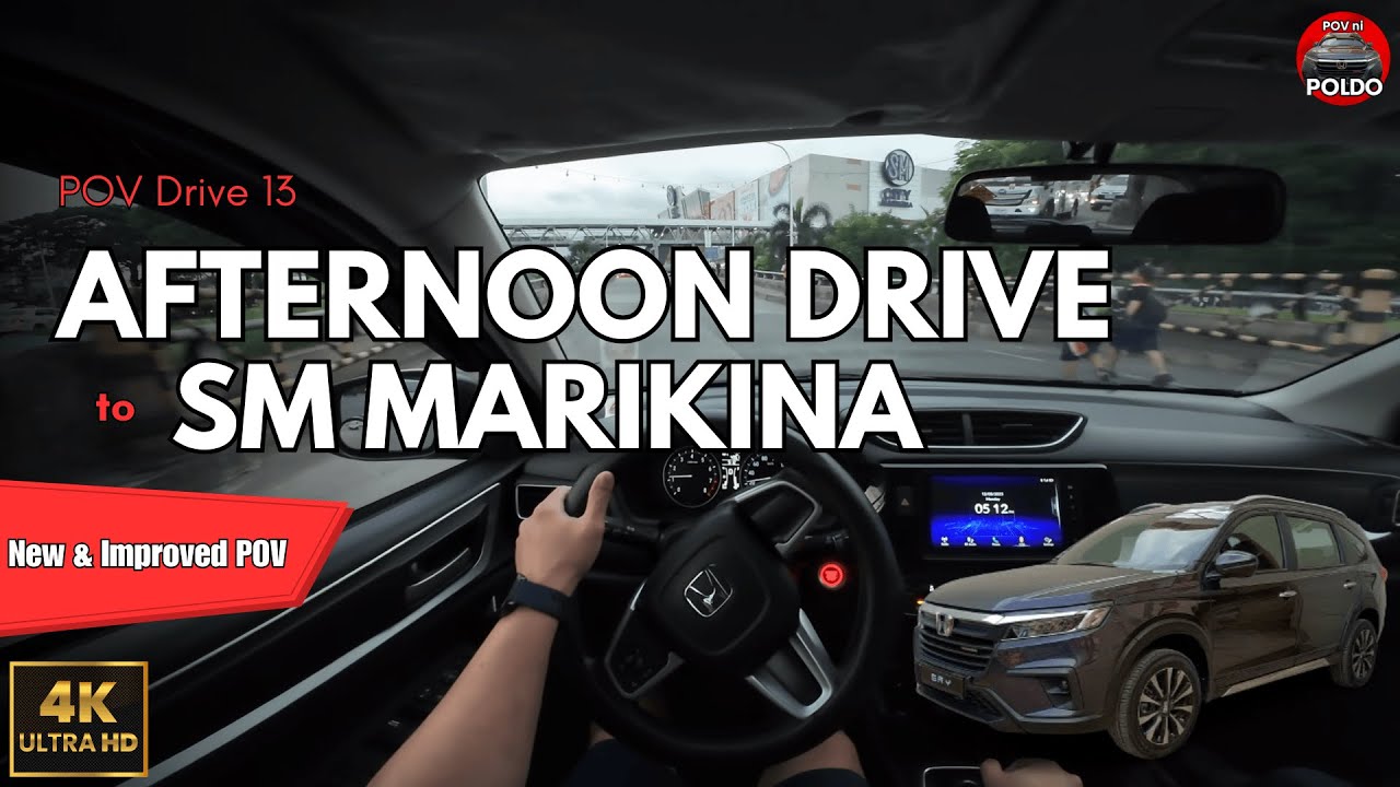 Calm POV Drive to SM Marikina | Honda BR-V 2025