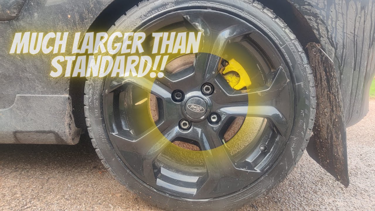 MK6 Fiesta ST150 - Focus ST170 Rear Brake Conversion on a subscribers car