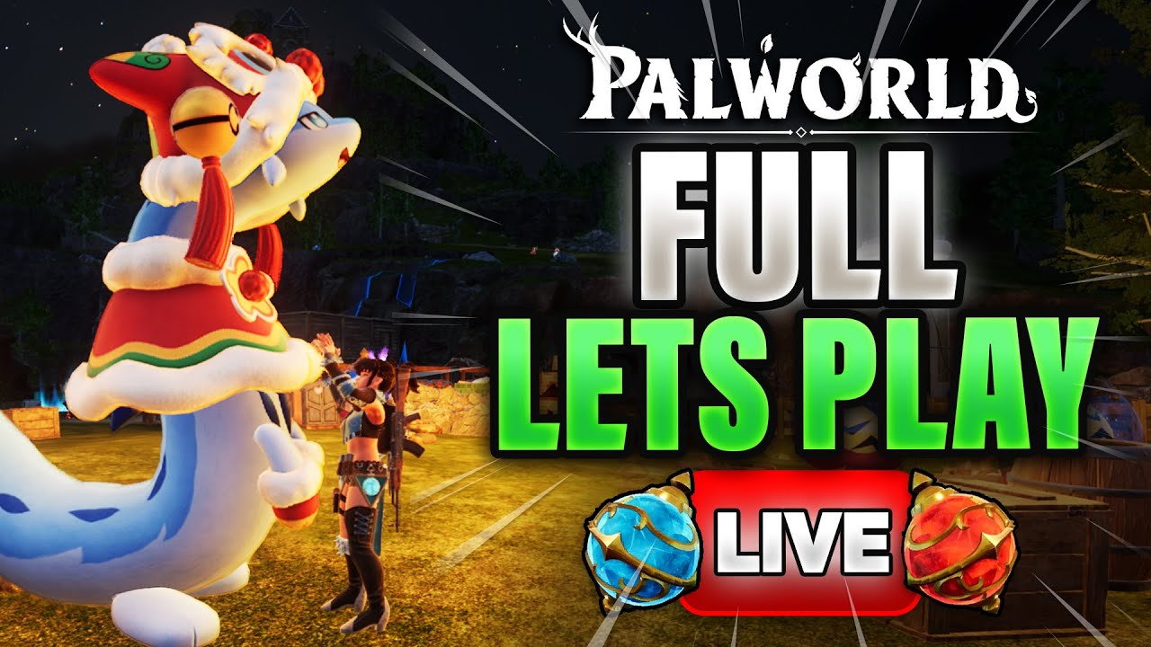 🔴 LIVE 🔴 Palworld Full Journey — Part 2 | Story, Side Quests & All Pals 🐉
