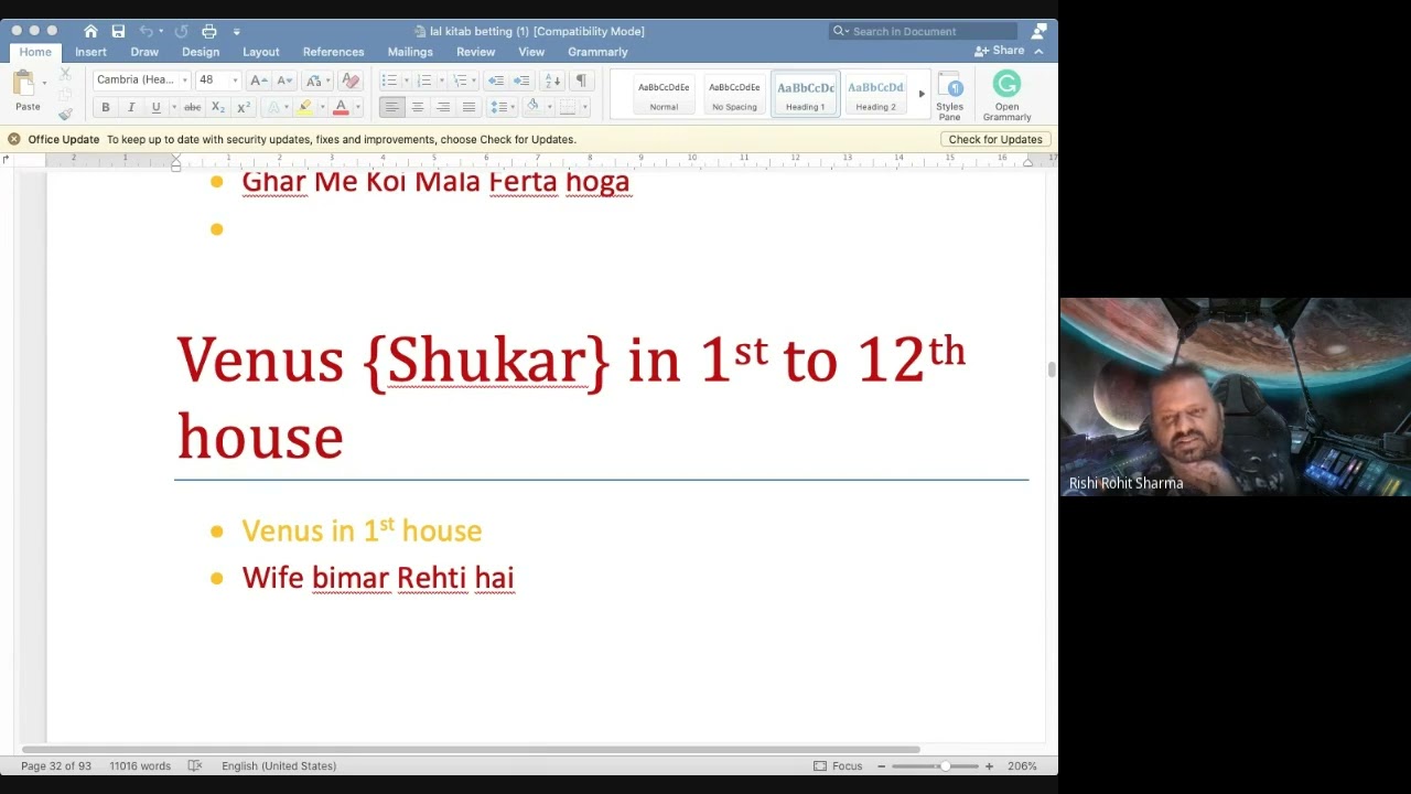 Shukr Batting Lal kitab Nishaniyan : Lal Kitab Secrets : LalKitab Batting Class - Venus 1 to 12