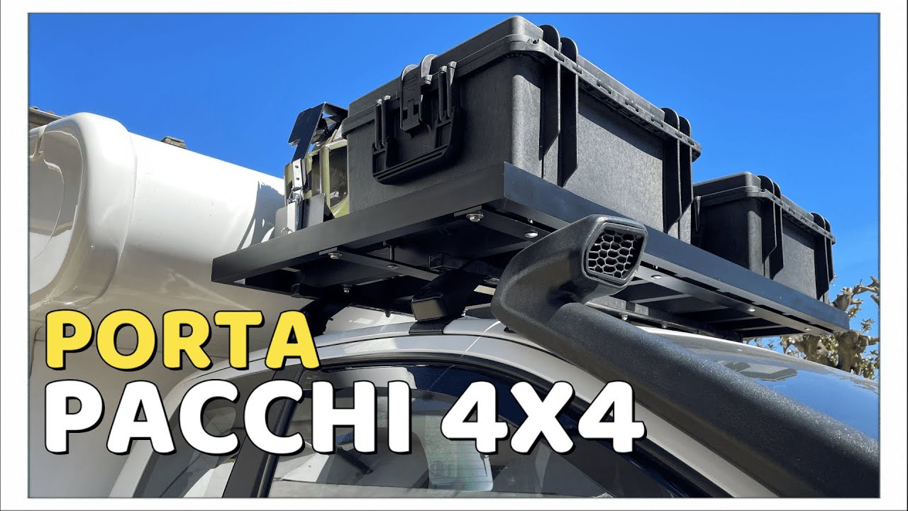 Come REALIZZARE un PORTAPACCHI per FUORISTRADA #rv #camper