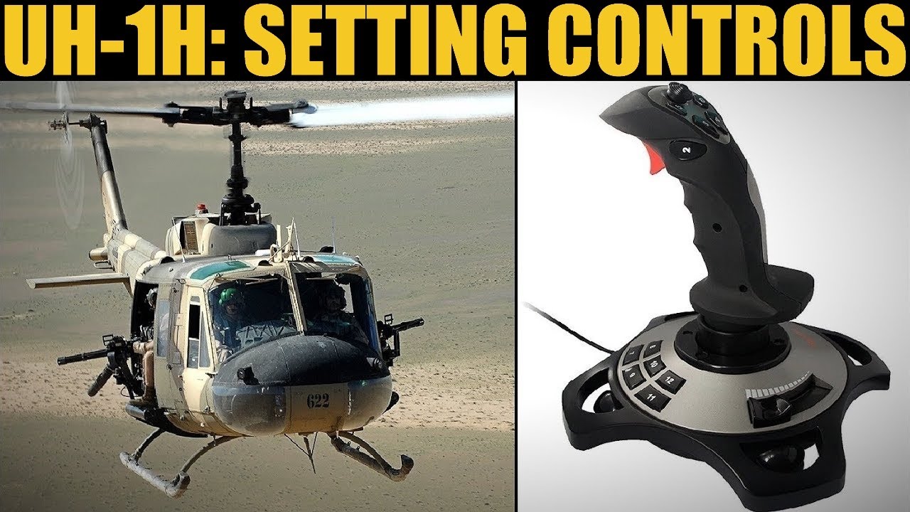 UH-1H Huey: настройка управления джойстиком HOTAS | DCS WORLD
