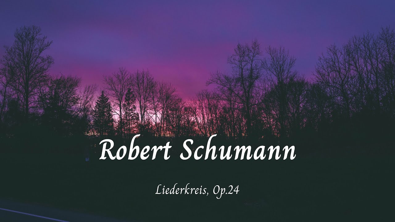 Liederkreis, Op.24 - Robert Schumann 🎵