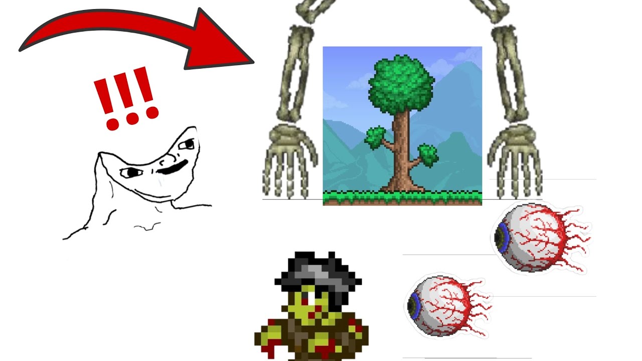 Jogando Terraria 1