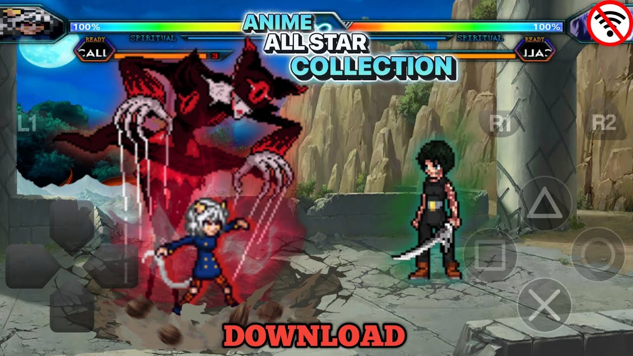 Новинка!! Аниме All Star Mugen для Android, размер 800 МБ, офлайн, 2026 год | Новые персонажи