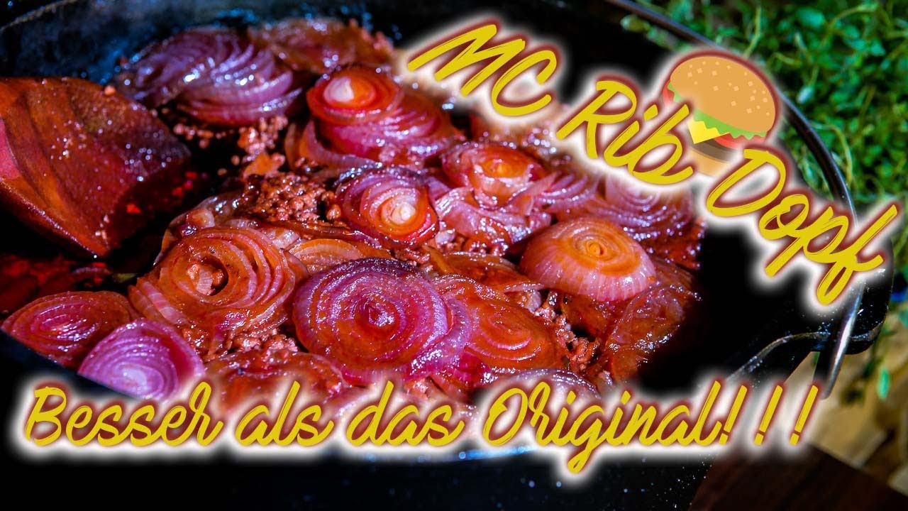 🍔 BESSER als das Original - 🍟 DER McRib Dopf aus dem Dutch Oven 🥘