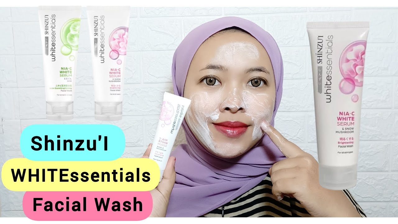 Review Shinzui Facial Wash - Shinzui White Essentials Facial Wash | By Vapinka Makeup