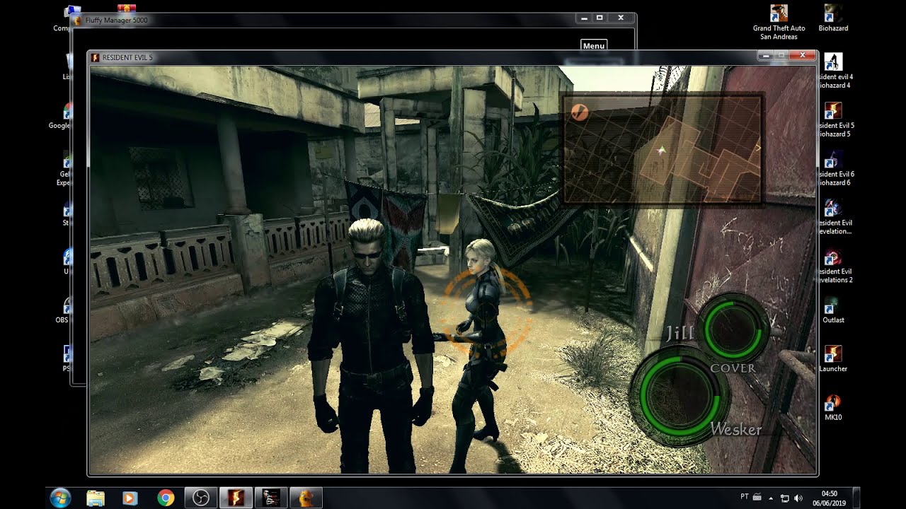 Vídeo de como instalar o mod Wesker & Jill Boss
