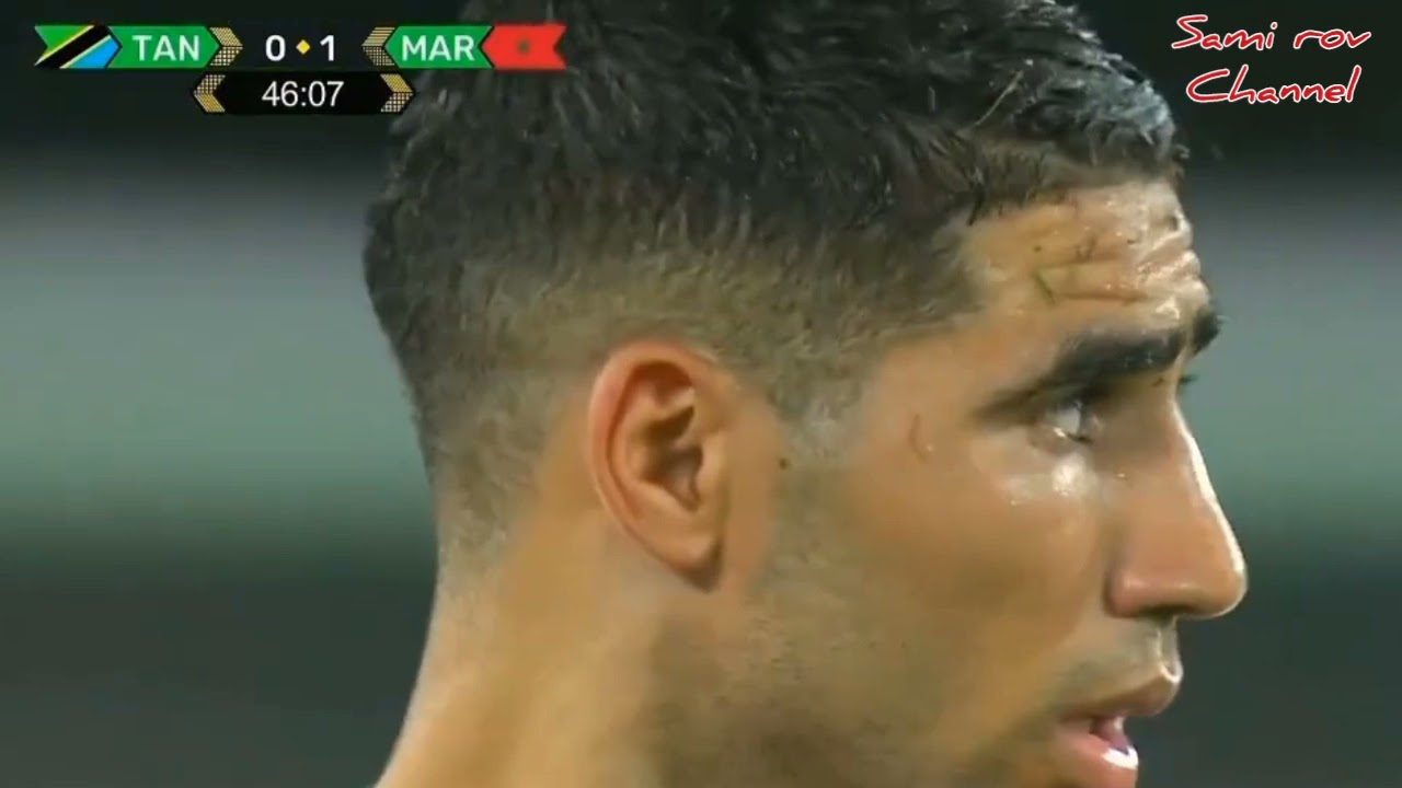 منتخب المغرب يفتتح تصفيات كاس العالم بفوز على تنزانيا 2-0 Maroc vs Tanzanie