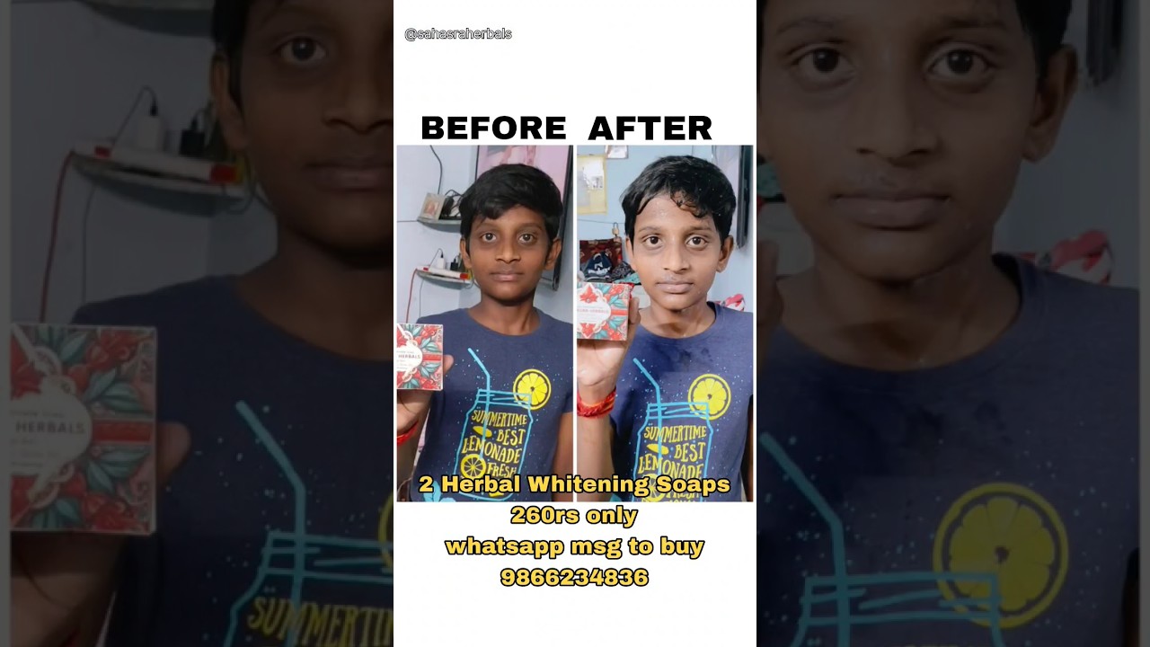 2 herbal whitening soaps 260rs, whatsapp to buy 9866234836.