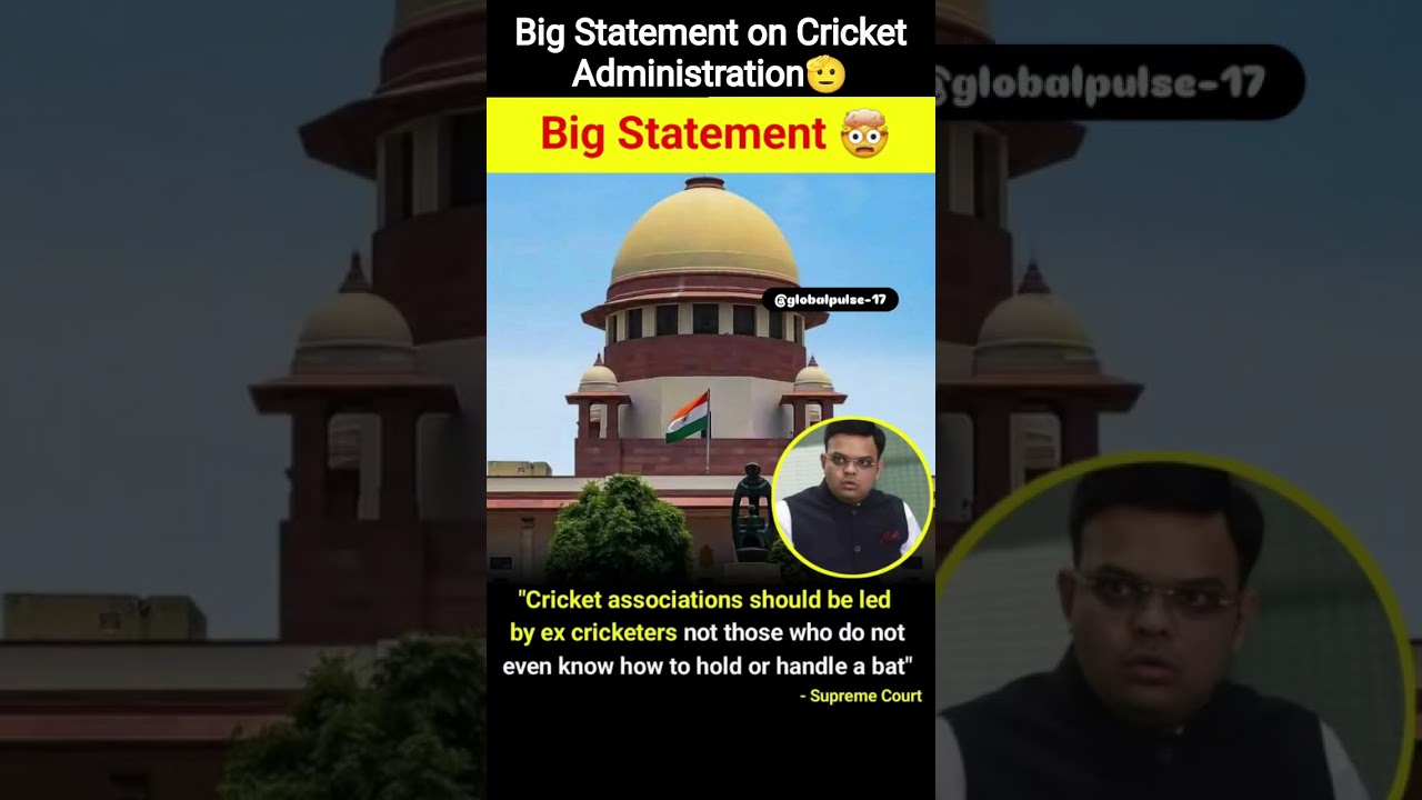 Big statement in cricket administration 🫡 #india#cricket#supremecourt#delhi#shrots#edit#viral#hype