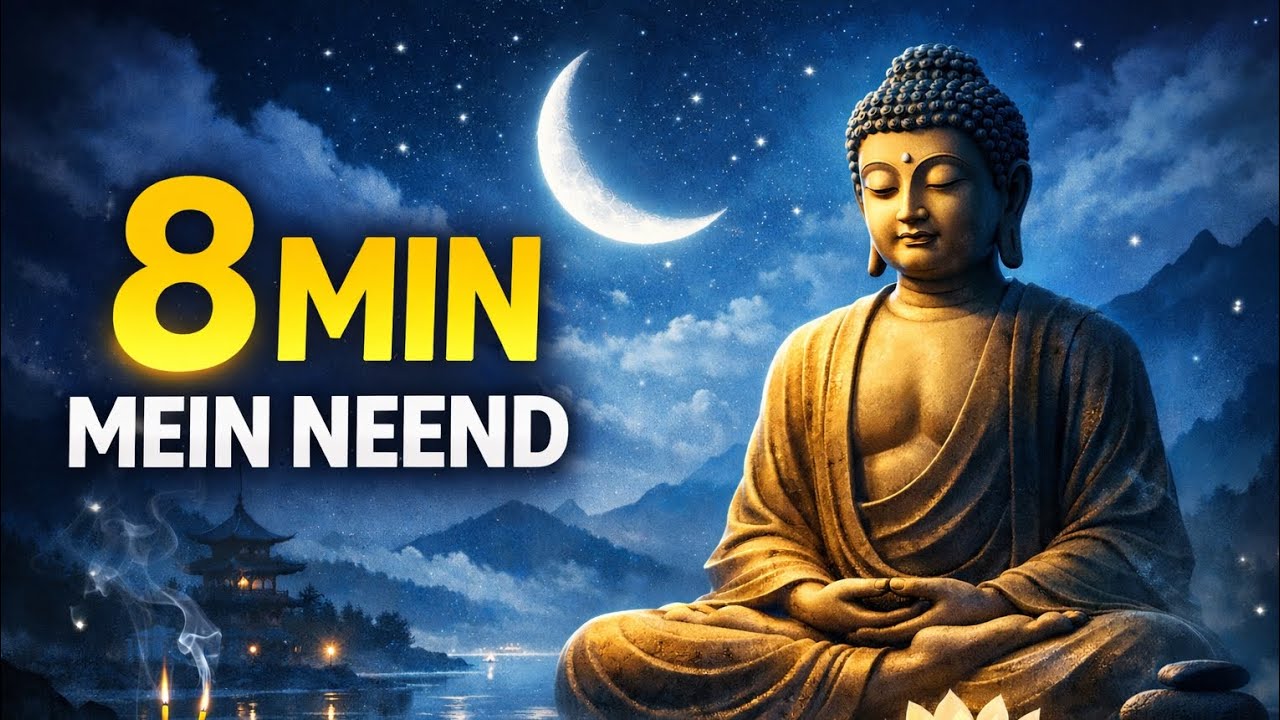 अभी देखे...8 मिनिट DEEP SLEEP Meditation ..... गेहरी और राहत की निंद आयगी ZEN BUDDHA