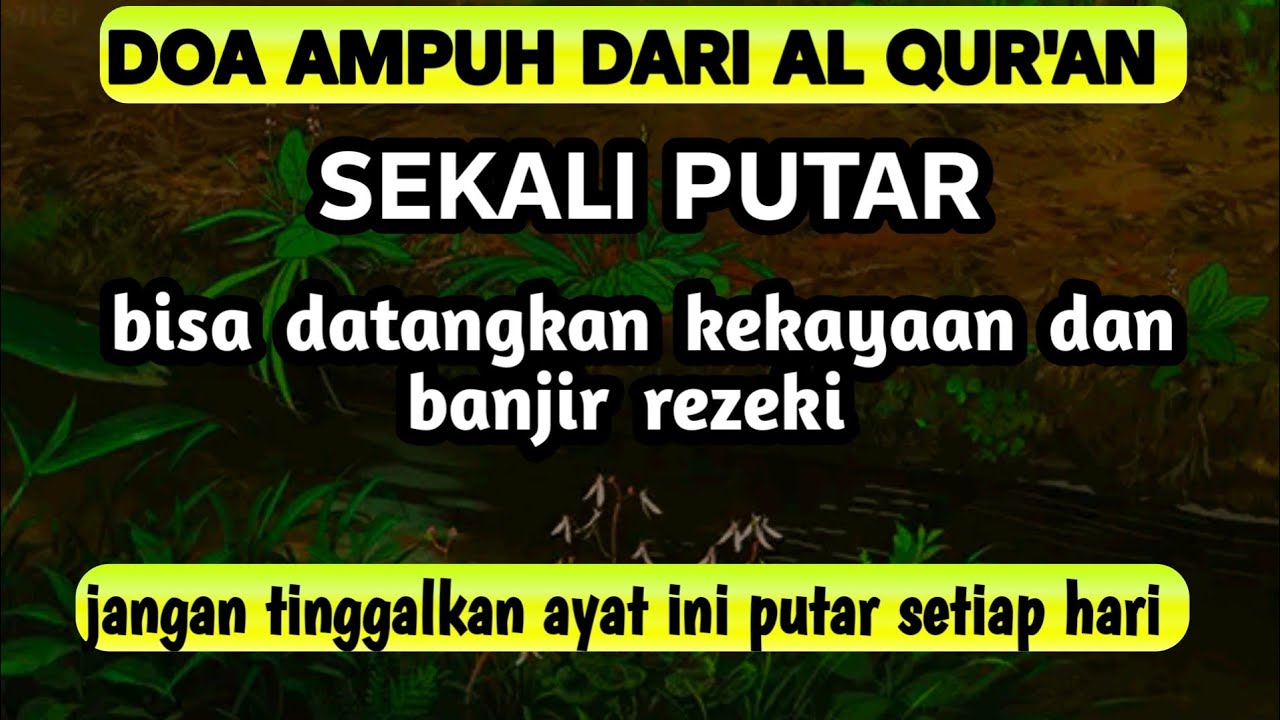 Ayat Terdahsyat !!! Mendatangkan Rezeki Uang Berkah Berlimpah Tak Terduga – Doa Penarik Uang