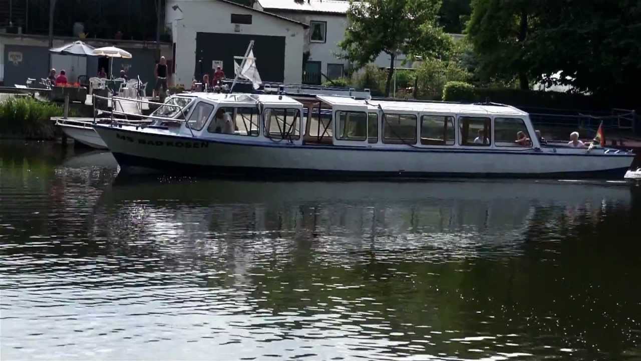 Bad Kösen - Auf der Saale mit dem Schiff zur Rudelsburg und Saaleck