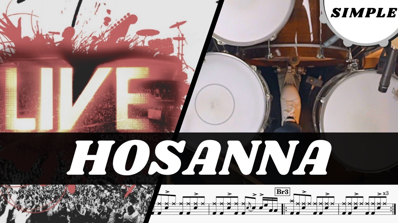 Simple Drums for Hosanna by Hillsong