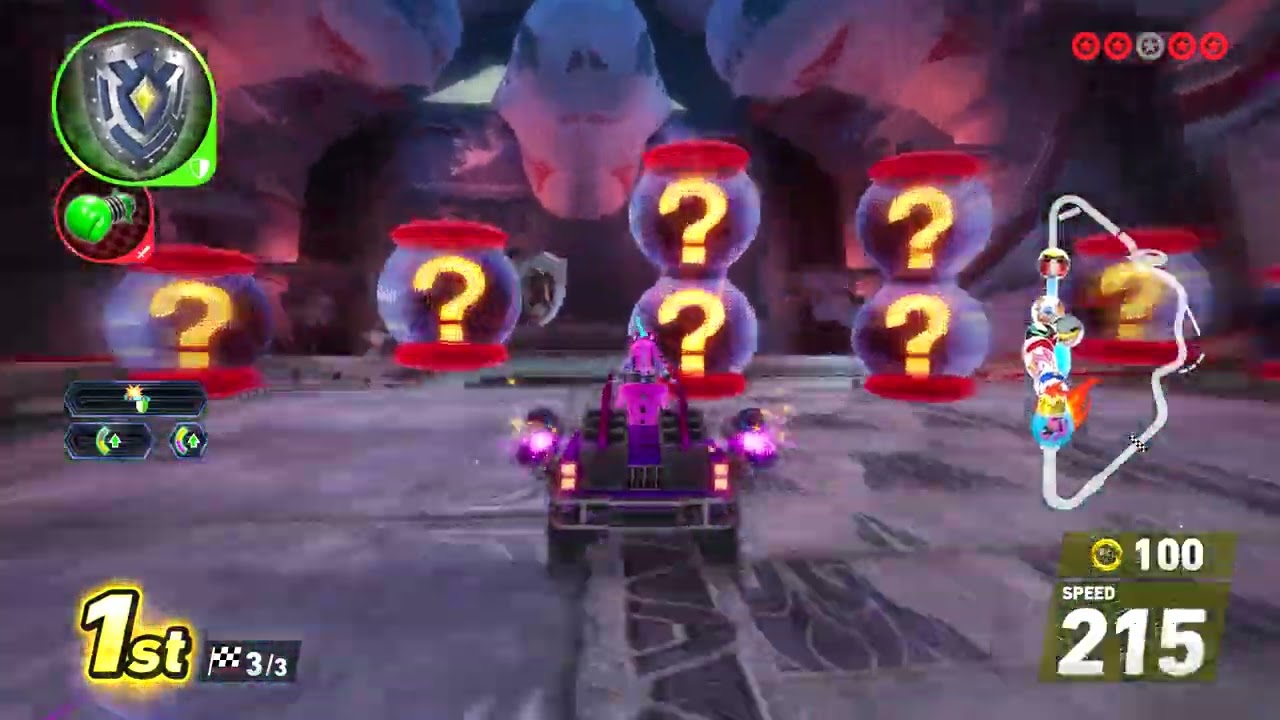 Sonic Racing: CrossWorlds - Zazz gameplay in Pumpkin Grand Prix (Sonic Speed)