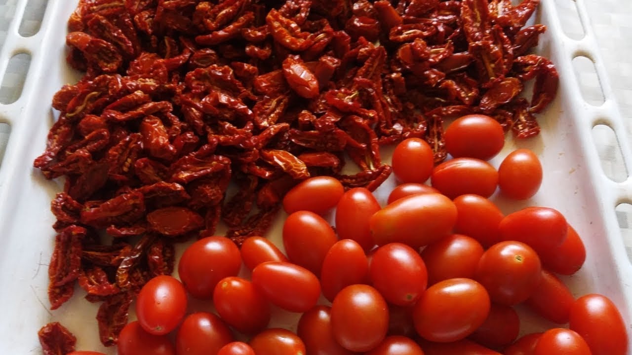 Aszalt paradicsom készült