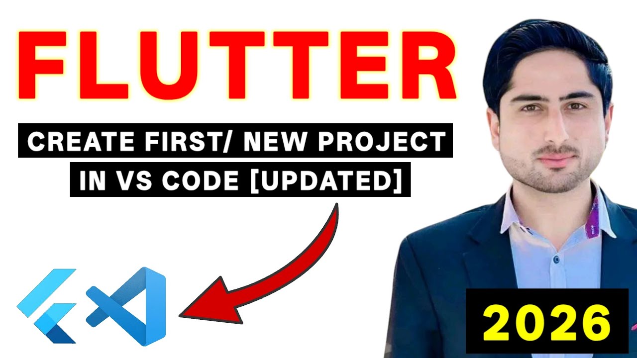How to Create a New Flutter Project In VS Code [Updated Method] 2026 | Create and Run Flutter App