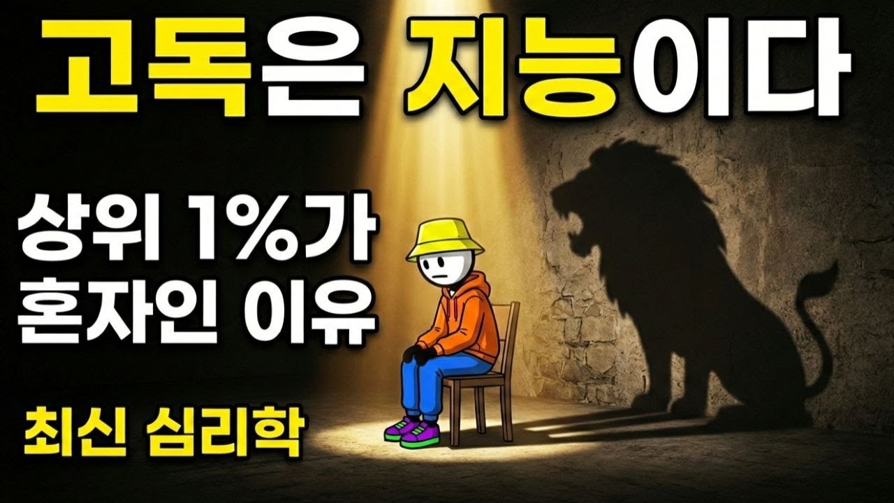 최신 심리학 충격 고독을 견디는 사람이 결국 승리하는 이유 | 성격심리