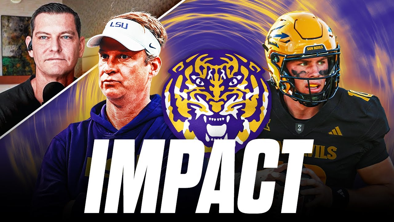 LSU LANDS QB Sam Leavitt in the Transfer Portal | Lane Kiffin's Success in Year One in Baton Rouge?
