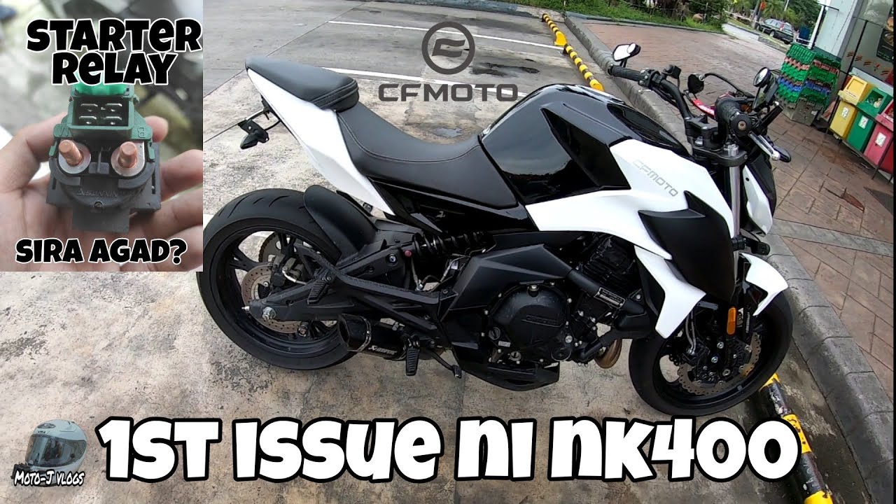 NK400 1ST ISSUE | HOW TO REPLACE THE STARTER RELAY | CFMOTO BIÑAN