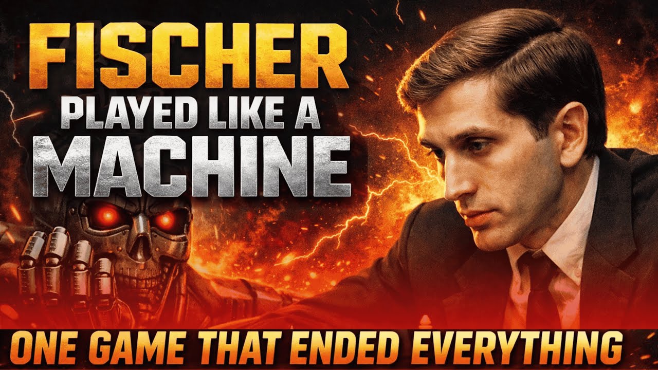 Bobby Fischer's BRILLIANT Crushing Victory Over Larry Evans! 🔥 Epic US Championship 1965 Attack
