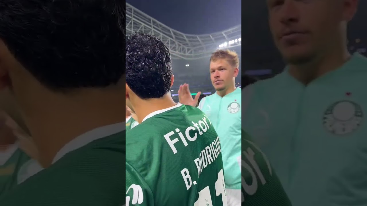 Bruno Rodrigues comemora vit&oacute;ria do Palmeiras contra o Juventude