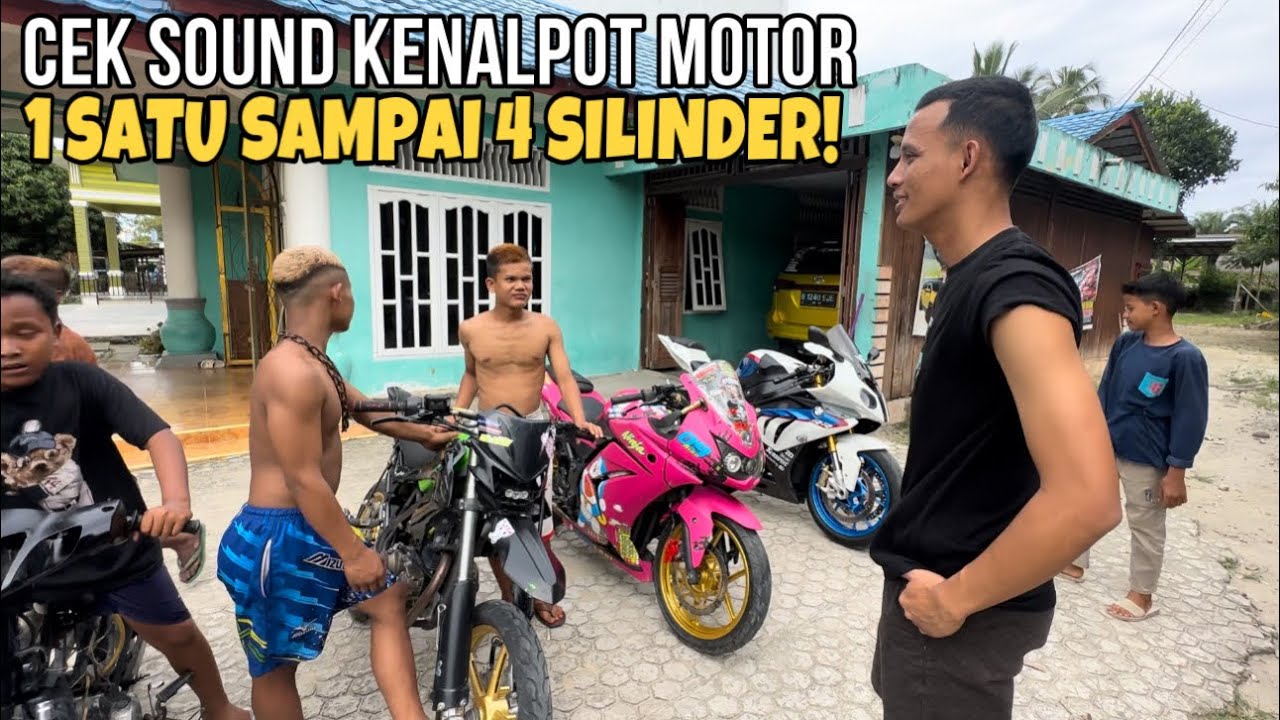 Cek Sound Suara Kenalpot 1 Sampai 4 Silinder!