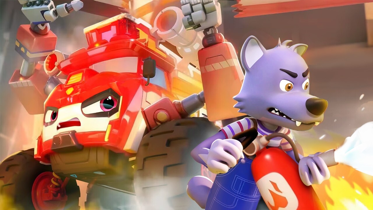 FIRE TRUCK Rescue Squad | Cars Rescue | Nursery Rhymes & Kids Songs | BabyBus - Cars World