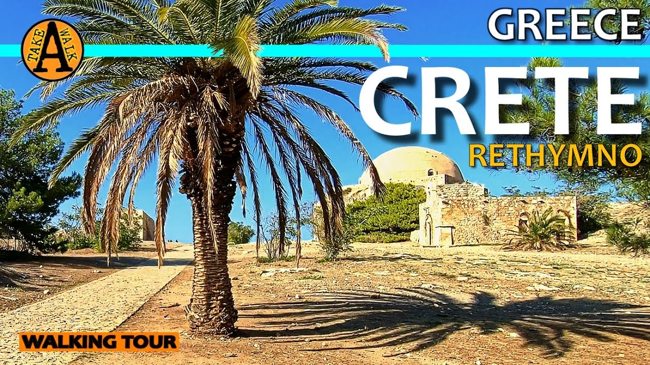 Greece, Crete, Rethymno - Walk Up to Paleokastro Hill - Walking Tour