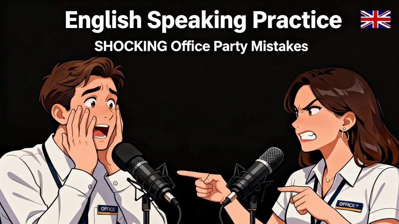 English Speaking Practice: SHOCKING Office Party Mistakes Everyone Makes! (Don't Say THIS!)