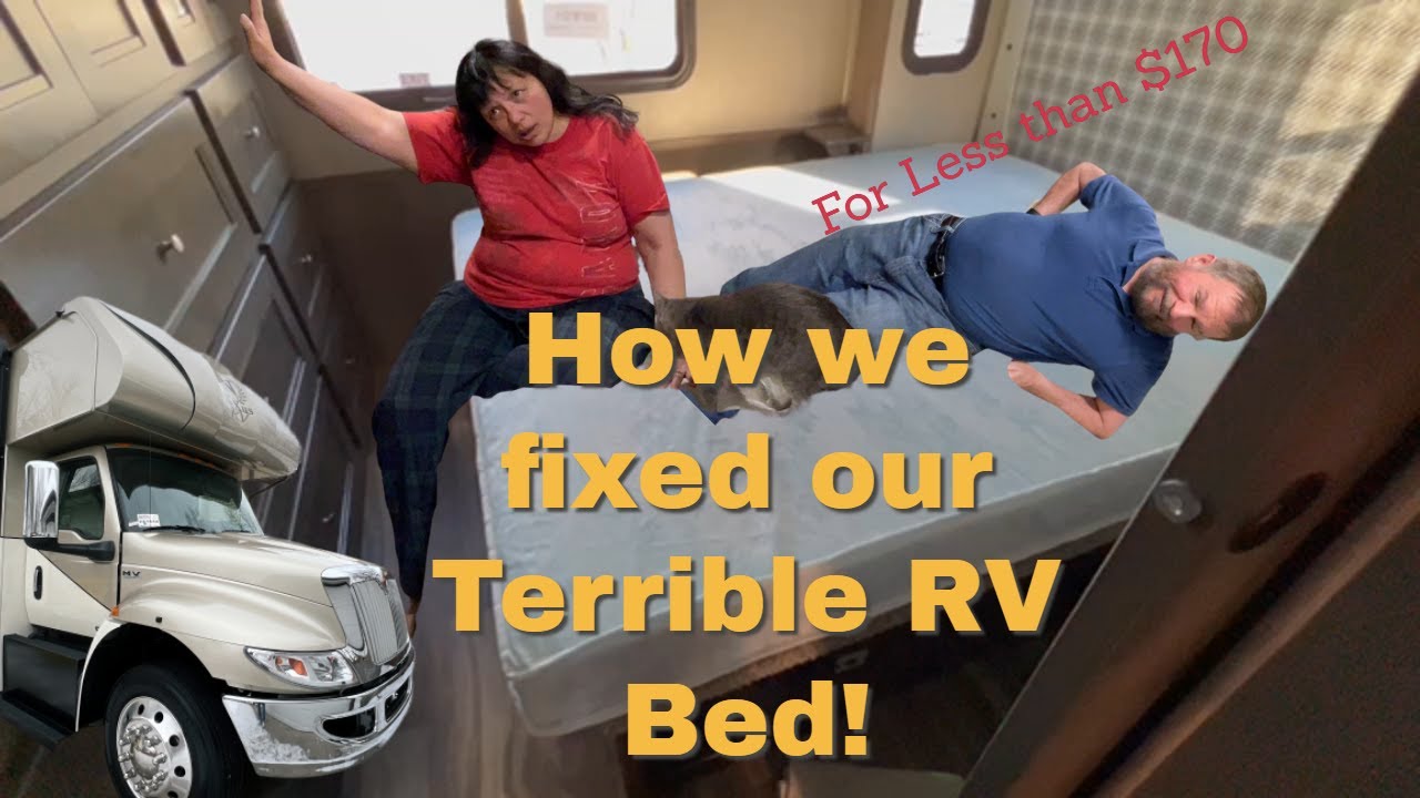 RV Bed Upgrade | Mattress Topper | RV Mattress Upgrade | Inexpensive