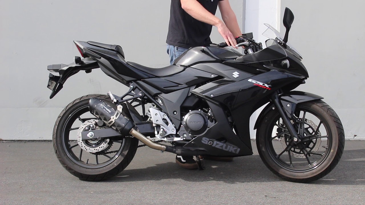 Two Brothers Racing - Our 2018 GSXR-250 S1R Slip-On vs. Stock Muffler Sound Clips