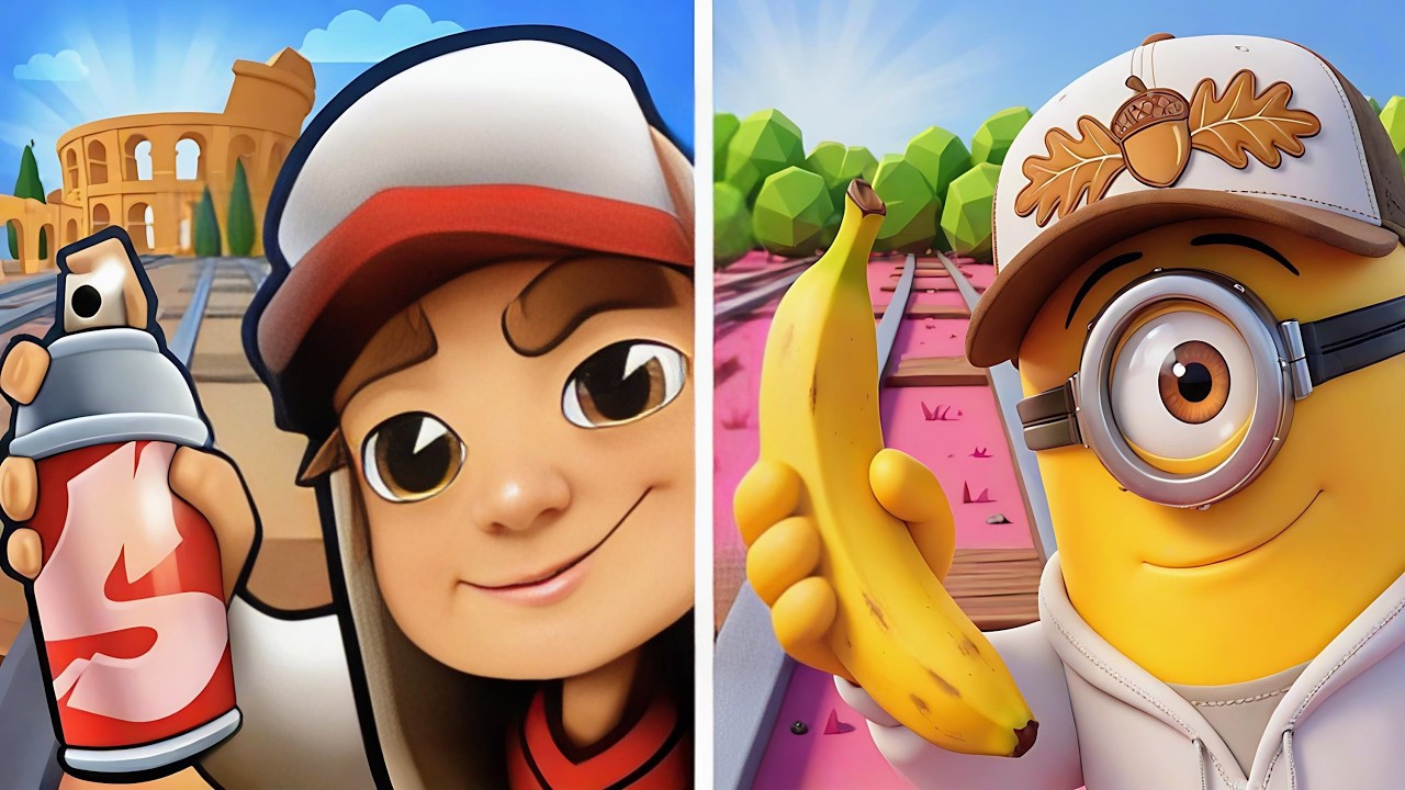 Subway Surfers 🆚 Minion Rush Running Game Games Comparison