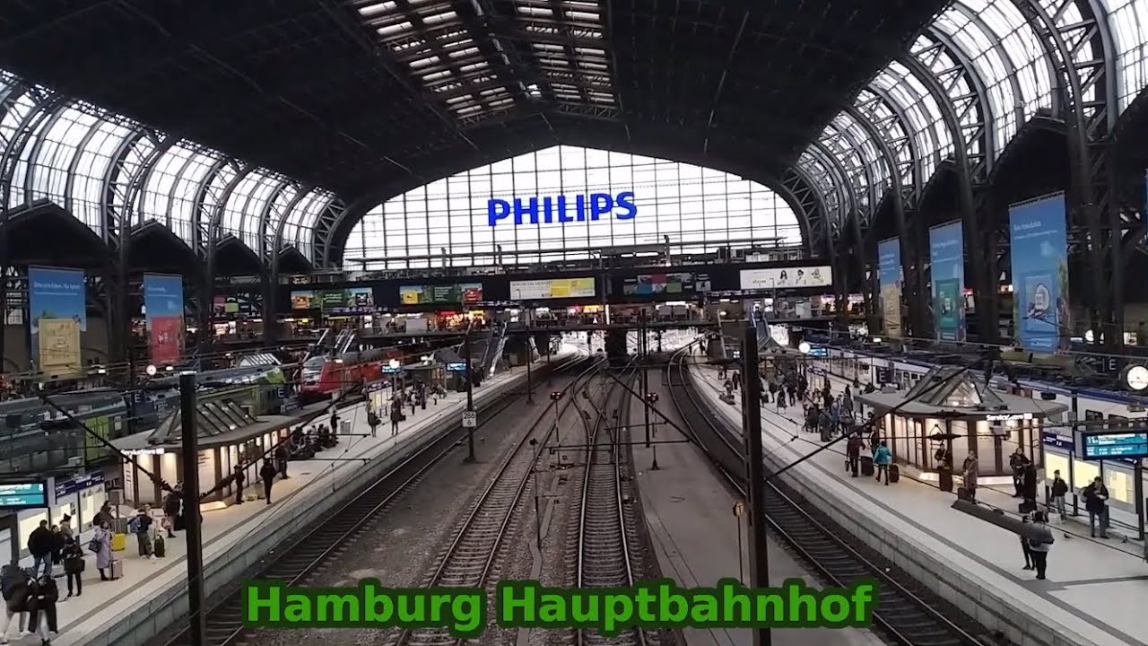 📹 20.03.2023 — исторический день для меня и Главный Вокзал Германии • 🚉 Hamburg Hauptbahnhof 2023