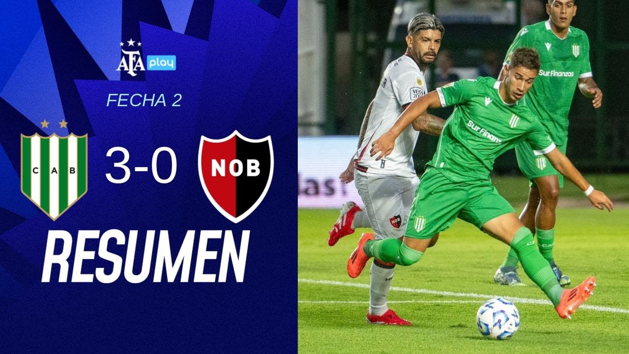Banfield 3 vs 0 Newell's Old Boys  | #TorneoApertura2025 | Resumen | Fecha 2