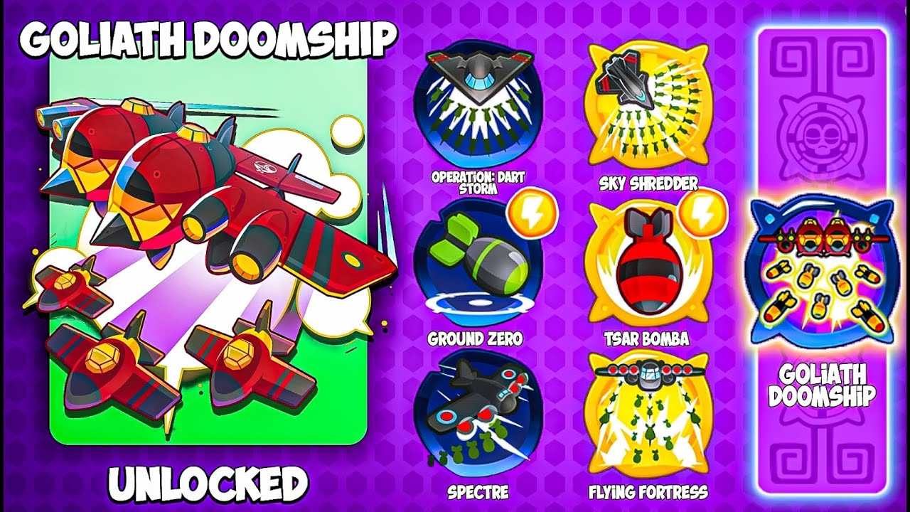 MAX Level 100 Goliath Doomship Paragon Tower In BTD6