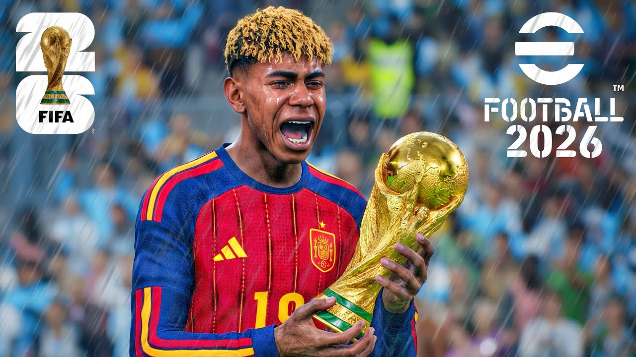 eFootball 2026 (PS5 PRO) 4K | ENGLAND vs. SPAIN | World Cup Final - Update Gameplay 
