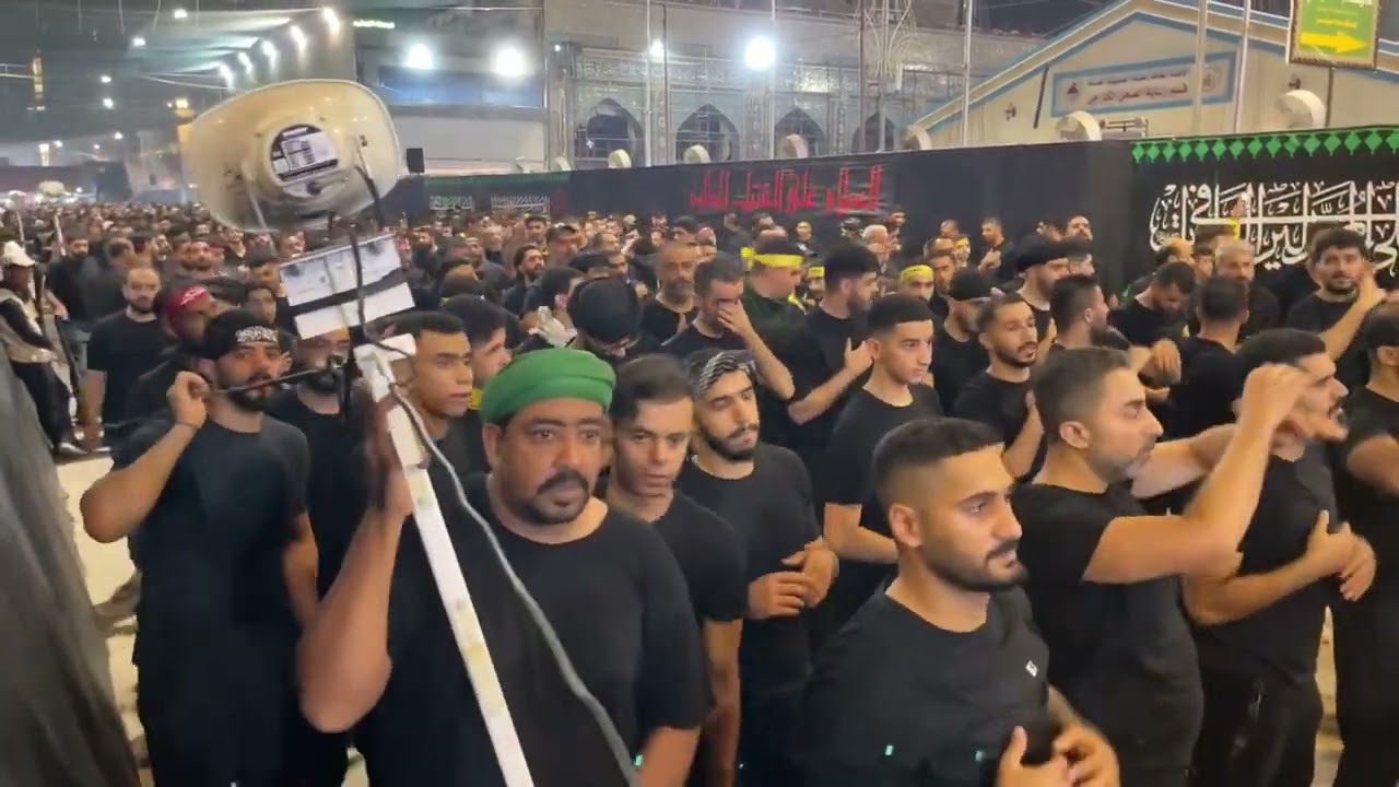 الشيخ حسين الأكرف | موكب عزاء أهالي البحرين ليلة 18 صفر 1446هـ حرم ابا عبدالله عليه السلام