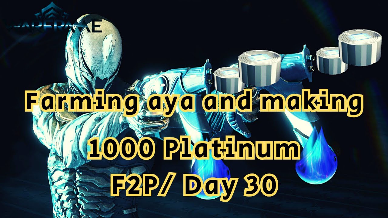 Warframe | How I Made 1000 platinum in 2 Days / F2P