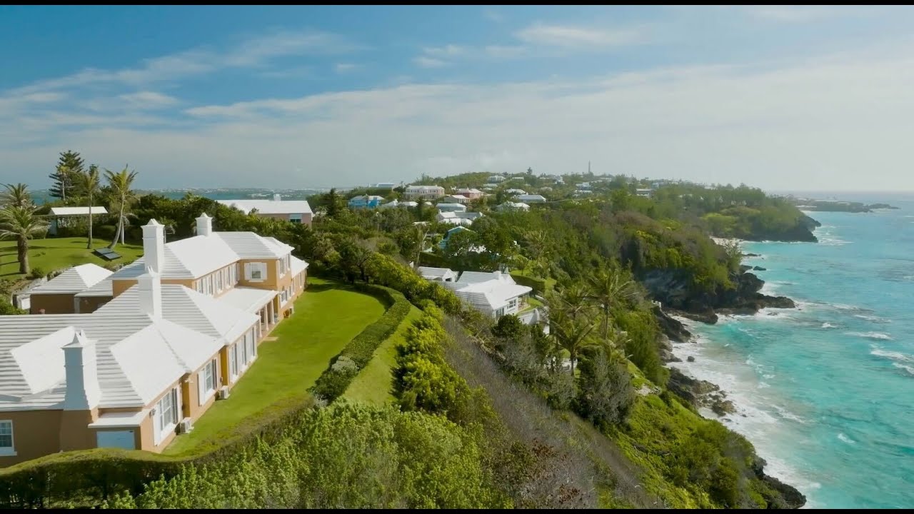 Bermuda Waterfront Cliffside Home Baicliff, South Shore Coastline, Southampton
