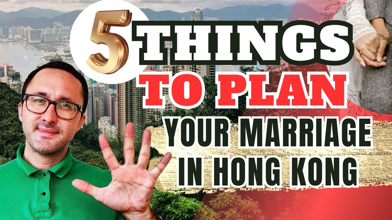 5 Things to plan your marriage in Hong Kong
